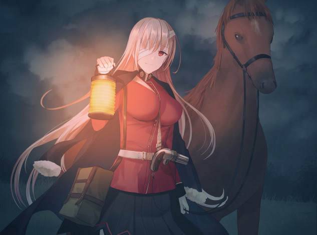 Обои картинки фото аниме, fate, stay night, девушка, взгляд, фон