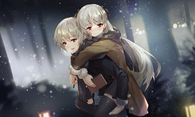 Обои картинки фото аниме, unknown,  другое , девушки