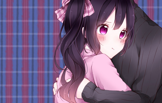 Обои картинки фото аниме, unknown,  другое , обнимашки