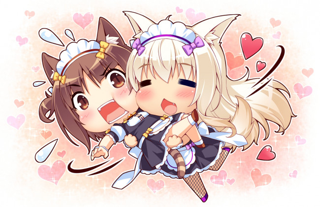 Обои картинки фото аниме, nekopara, нэкопара