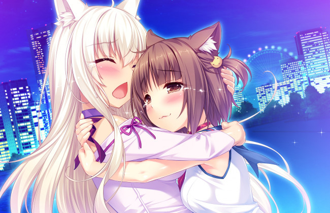 Обои картинки фото аниме, nekopara, некопара