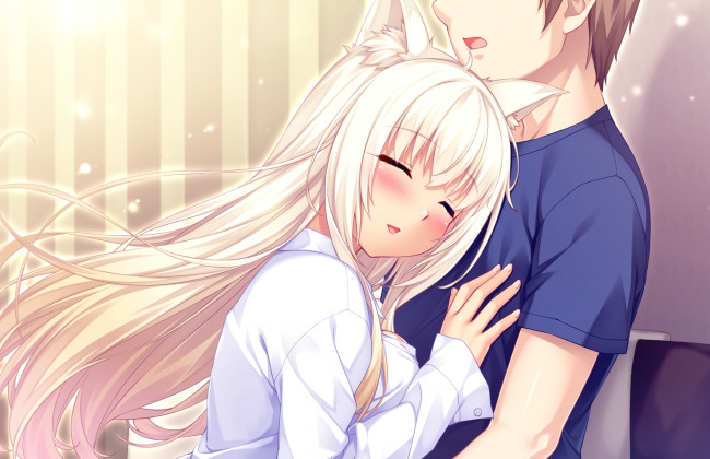 Обои картинки фото аниме, nekopara, некопара