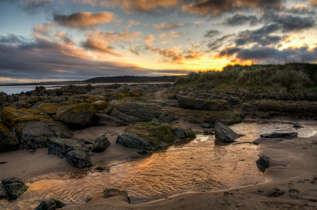 Обои картинки фото природа, восходы, закаты, простор