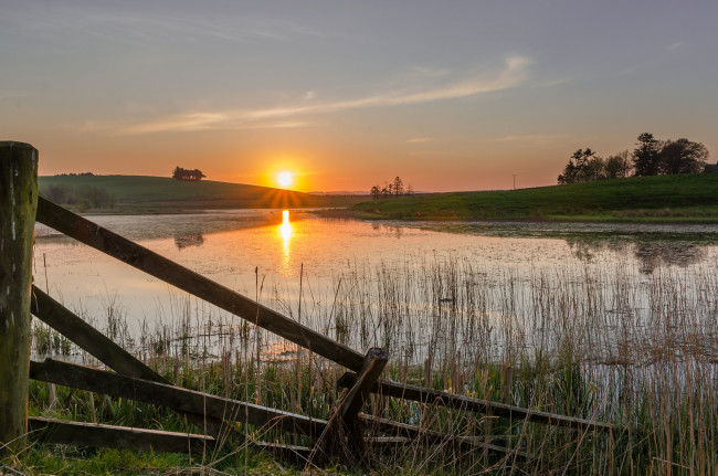 Обои картинки фото природа, восходы, закаты, простор