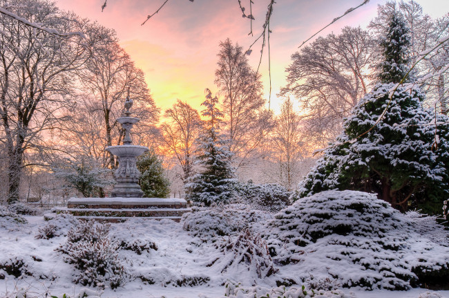 Обои картинки фото природа, зима, простор