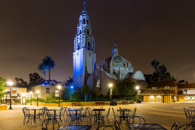 Обои картинки фото balboa, города, - огни ночного города, ночь, огни