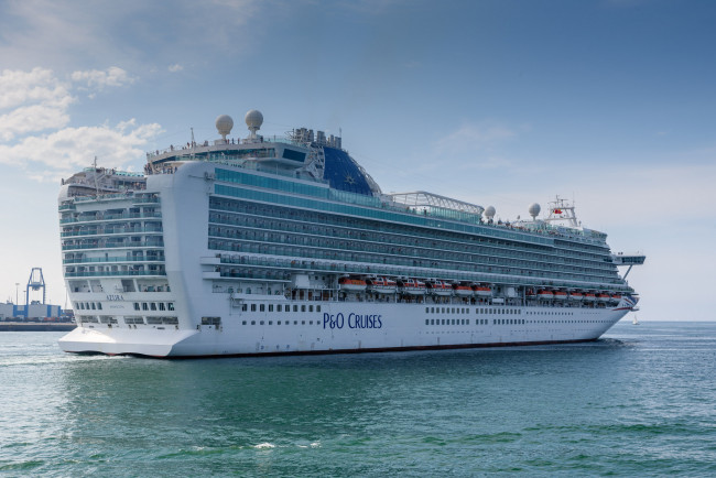 Обои картинки фото корабли, лайнеры, лайнер, круиз