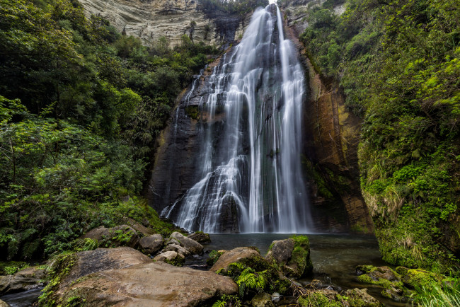 Обои картинки фото природа, водопады, простор