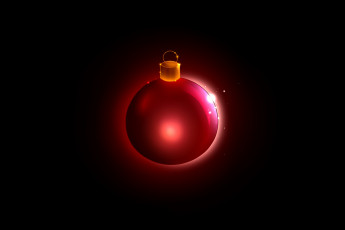 Картинка праздничные векторная+графика+ новый+год шар фон