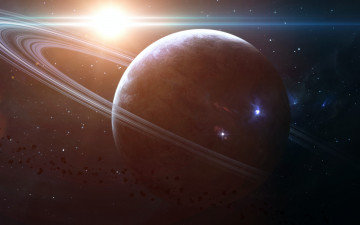 Картинка космос арт звезды галактики планета вселенная