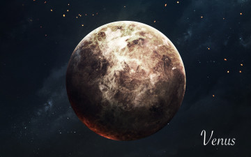 Картинка космос венера звезды галактики вселенная планета