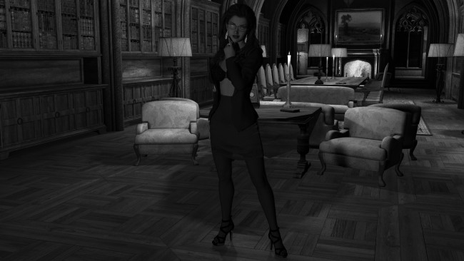 Обои картинки фото 3д графика, фантазия , fantasy, фон, взгляд, девушка