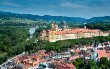 Картинка melk+abbey benedictine+abbey austria города -+католические+соборы +костелы +аббатства melk abbey benedictine
