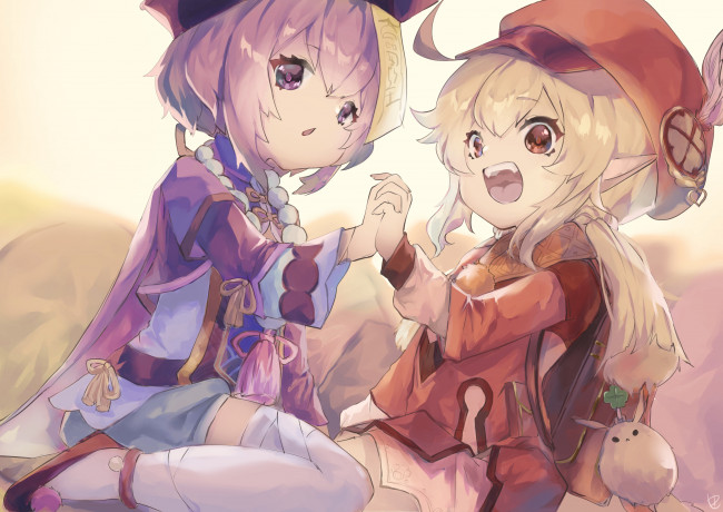 Обои картинки фото аниме, genshin impact, genshin, impact