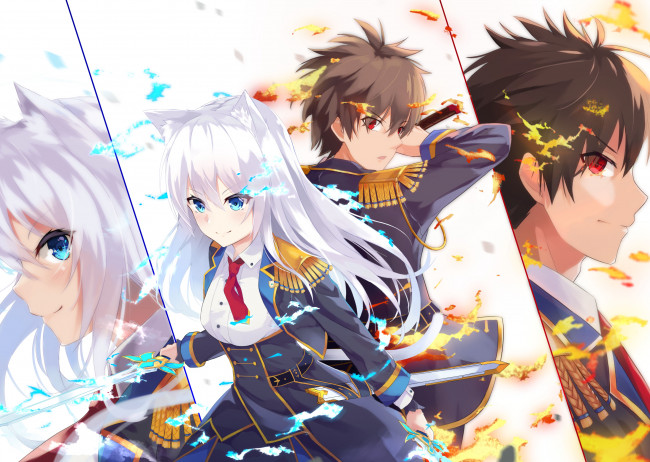 Обои картинки фото аниме, unknown,  другое , парень, девушка