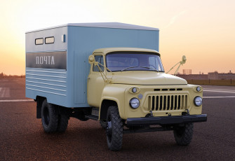 Картинка газ-+53 автомобили газ+грузовики газ- 53 автомобиль грузовой фургон