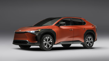 Картинка 2023+toyota+bz4x+xle автомобили toyota bz4x xle кроссовер студия тойота