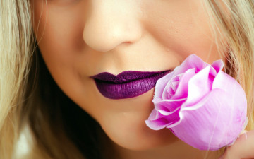 Картинка разное губы роза помада