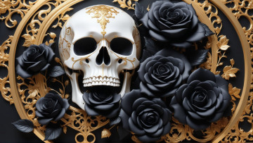 Картинка 3д+графика ужас+ horror нейросети графика нейроарт ai art нейронные сети рисунки нейро искусство череп