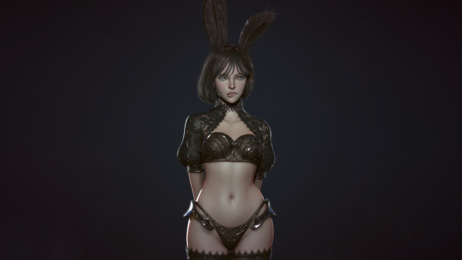 Обои картинки фото 3д графика, люди , people, красивая, девушка