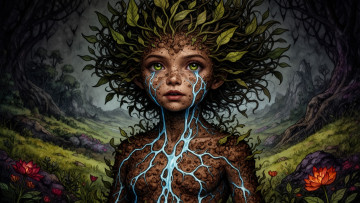 Картинка фэнтези существа нейросети графика нейроарт ai art нейронные сети рисунки нейро искусство нейрографика graphics neuroart neural networks drawings neuro neurography