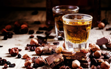 обоя еда, напитки, шоколад, стакан, ром, алкоголь