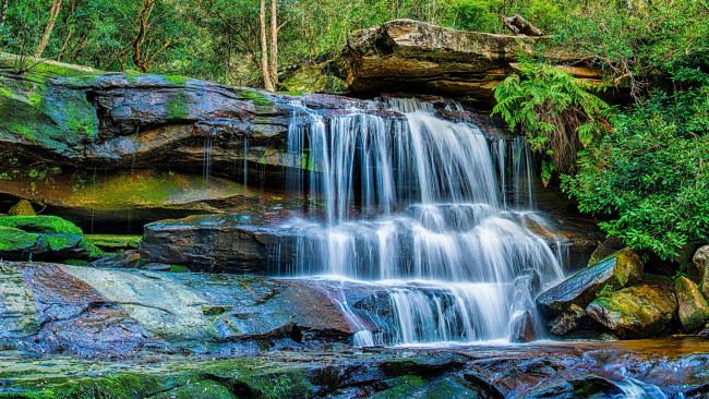 Обои картинки фото природа, водопады, пейзаж