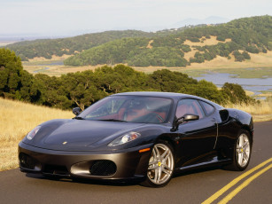 Картинка 2005 ferrari f430 grigio silverstone автомобили