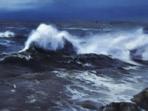 Картинка рисованные природа