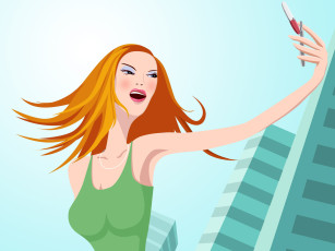 обоя векторная, графика