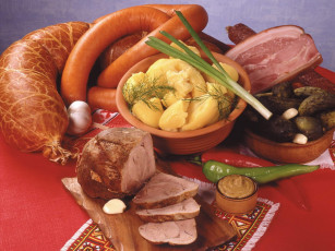 Картинка еда колбасные изделия