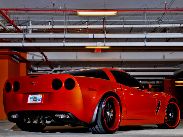 Обои картинки фото автомобили, corvette