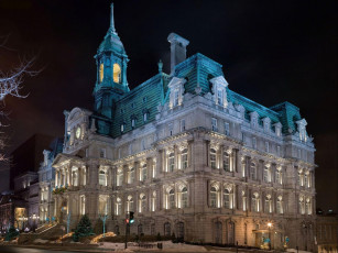 Картинка montreal city hall города здания дома