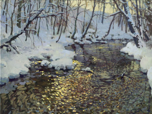 Картинка рисованные природа