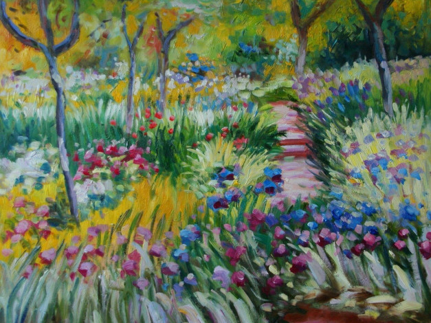 Обои картинки фото claude, monet, рисованные