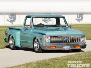 Картинка 1971 chevy c10 автомобили custom pick up