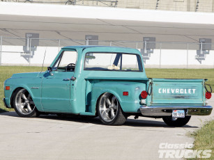 Картинка 1971 chevy c10 автомобили custom pick up