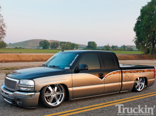 Картинка 2005 gmc sierra автомобили custom pick up
