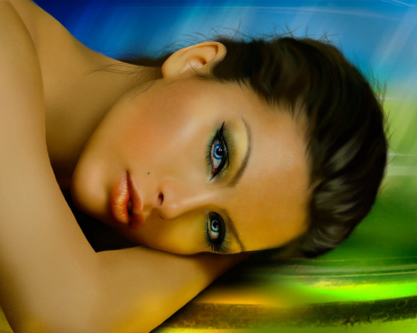 Обои картинки фото рисованные, люди