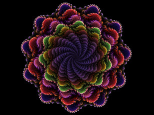 Картинка 3д графика fractal фракталы фон фрактал