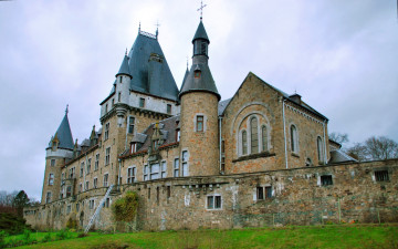 Картинка города дворцы замки крепости башни стена лестница