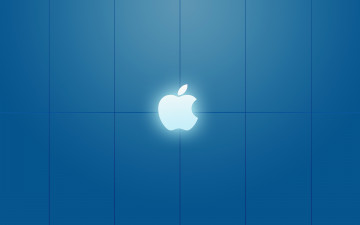 Картинка компьютеры apple фон яблоко логотип