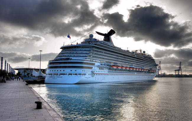 Обои картинки фото корабли, лайнеры, круиз, большой