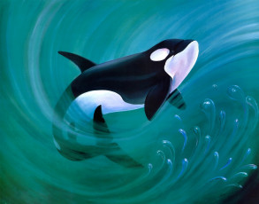 Картинка рисованные douglas jessup воды океана косатка w  кувшин алексей антонов натюрморт розы бокал