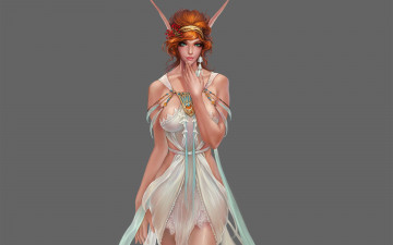 Картинка фэнтези эльфы эльфийка девушка