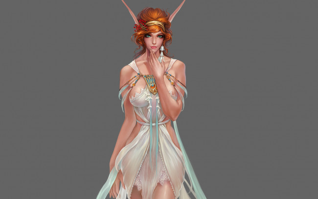 Обои картинки фото фэнтези, эльфы, эльфийка, девушка