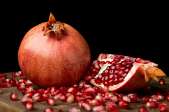 Картинка еда гранат зерна