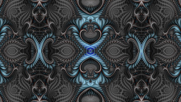 Картинка 3д+графика fractal+ фракталы фон цвета узор