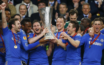 Картинка спорт футбол chelsea победители лига европы кубок