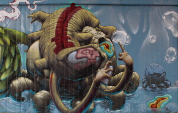 Картинка разное граффити рисунок забор